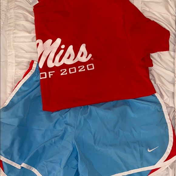 Nike Pants - ole miss tshirt and Nike shorts BUNDLE
